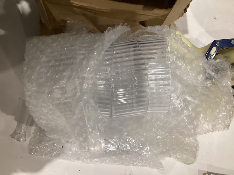 Condition photo showing Good Condition for 24 Pcs Ribbed Martini Glasses 10 oz Disposable Plastic Vintage Ribbed Coupe Glasses Unbreakable Dessert Parfait Glassware for Wedding Birthday Party Supplies (Clear) Clear 24