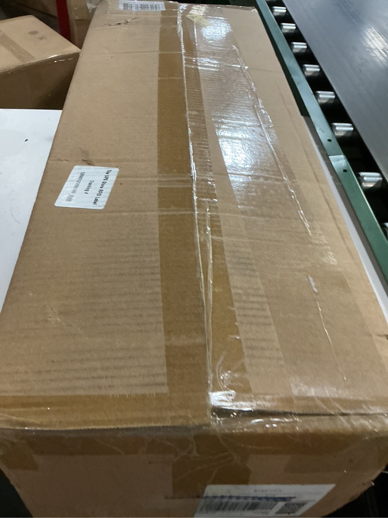 Condition photo showing New/Like New for Dearlomum Extra Wide Gate Playpen with Heat-Resistant Mesh, 6 Panel Foldable Fence, Indoor/Outdoor Safety Barrier, Dog Playpen & Fireplace Gate, Black Black 165 Inch