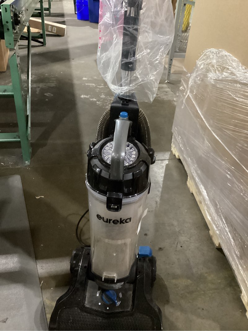 Condition photo showing As Is for Eureka PowerSpeed Lightweight Upright Vacuum Cleaner for Carpet and Hard Floor, Powerful Bagless Upright Vacuum Cleaner for Home Pets, NEU181A, Blue Blue NEU181A with Pet Tool