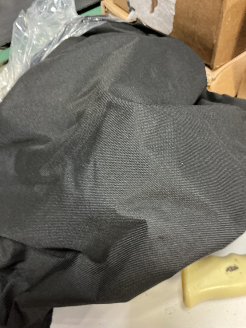 Condition photo showing Good Condition for sunpatio grill cover 55 inch, outdoor heavy duty waterproof barbecue gas cover, uv & fade resistant, all weather protection compatible for weber charbroil nexgrill kenmore grills and more, black 55 inch black