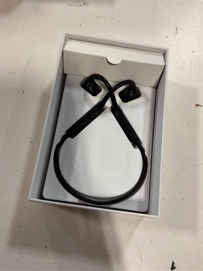 Condition photo showing Good Condition for bone conduction headphones,open ear headphones bluetooth5.4 with mic,wireless headphones 10h playtime, waterproof sport headphone suitable for running,cycling, outdoor sports black