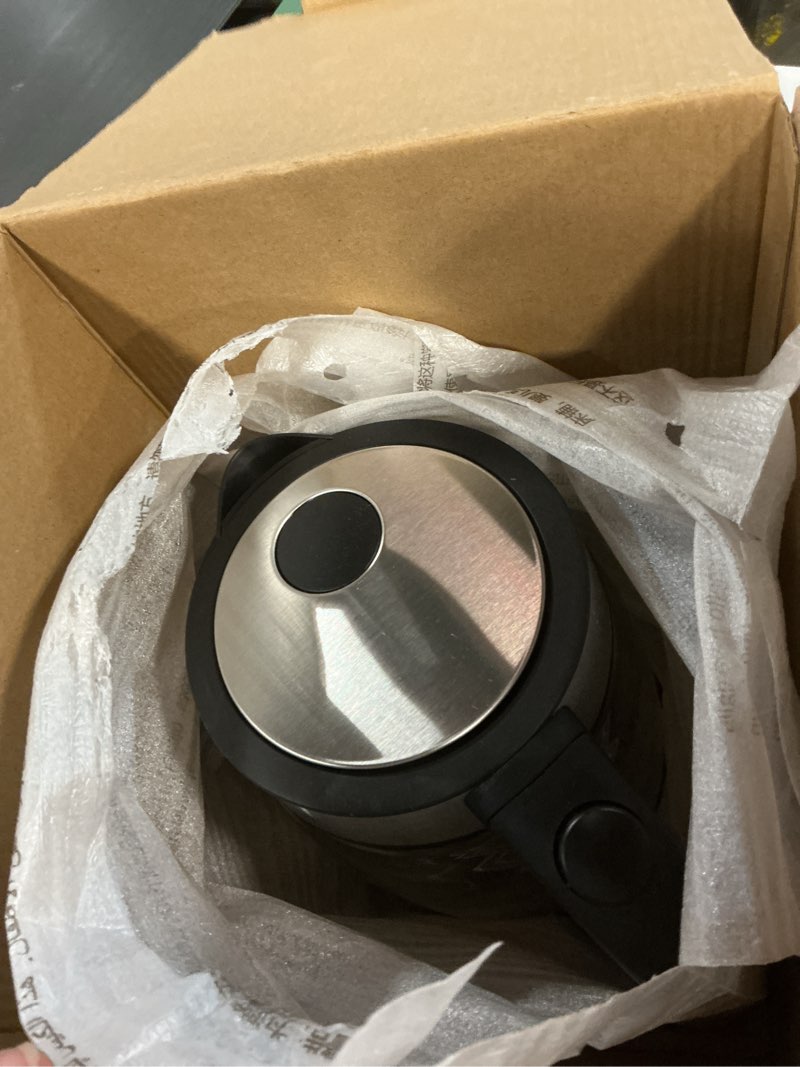 Condition photo showing As Is for Krups Glass Kettle 1.7 L