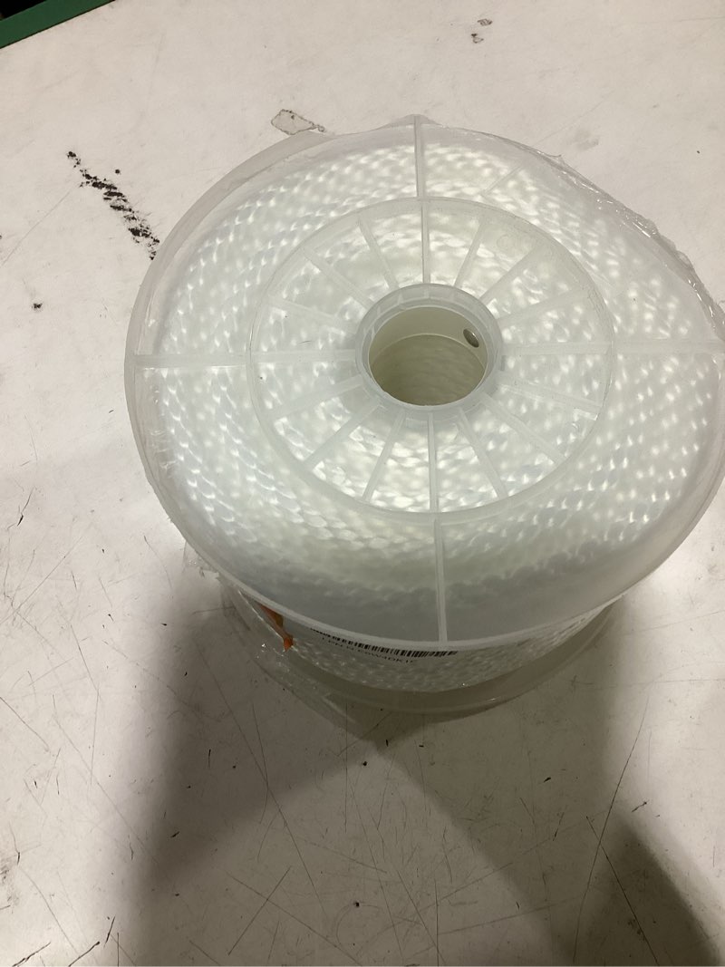 Condition photo showing Good Condition for 1/2 inch x 100 ft white nylon solid braid rope – abrasion & uv resistant, low stretch – multipurpose outdoor rope for flag pole halyard, clothesline, camping, crafts 1/2 in×100 ft