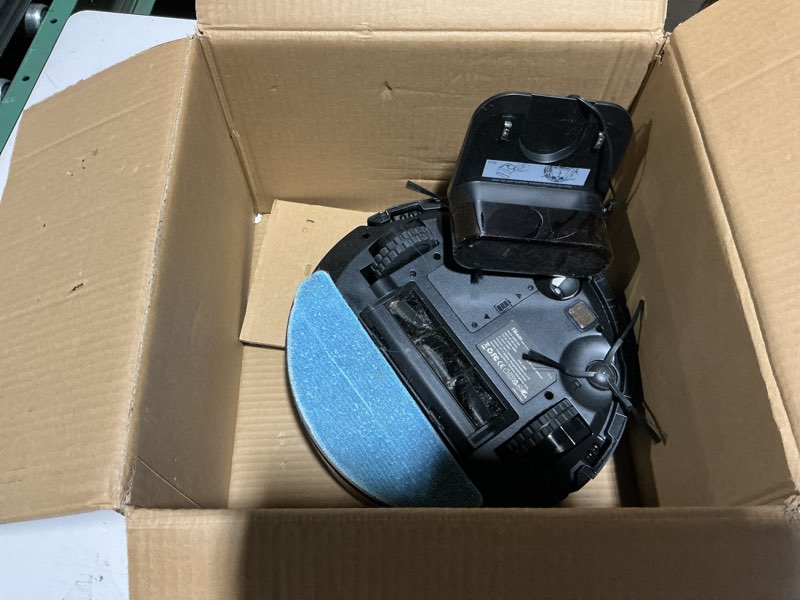 Condition photo showing As Is for Tikom Robot Vacuum and Mop Combo, 5000Pa Robotic Vacuum Cleaner, 150 Min Max, App & Remote Control, Ideal for Hard Floor, Carpet, Pet Hair, Self-Charge(G8000 Max)