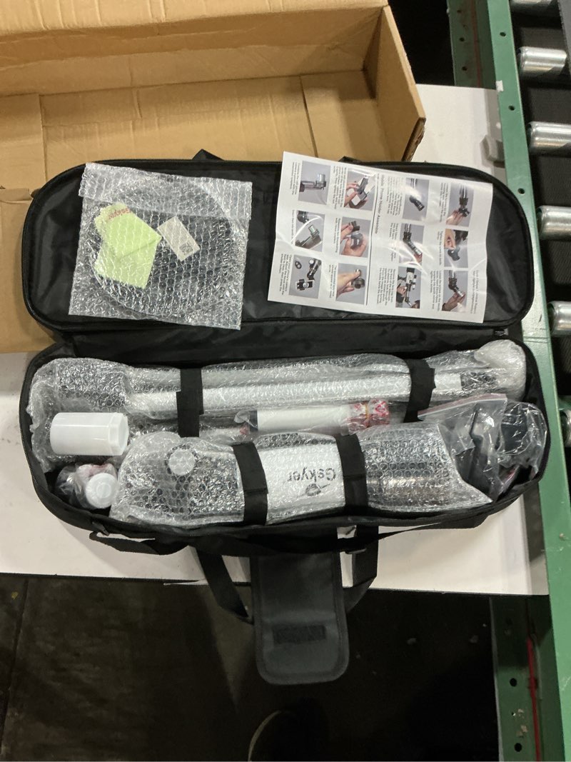 Condition photo showing New/Like New for Gskyer Telescope, 70mm Aperture 400mm AZ Mount Astronomical Refracting Telescope for Kids Beginners - Travel Telescope with Carry Bag, Phone Adapter and Wireless Remote.