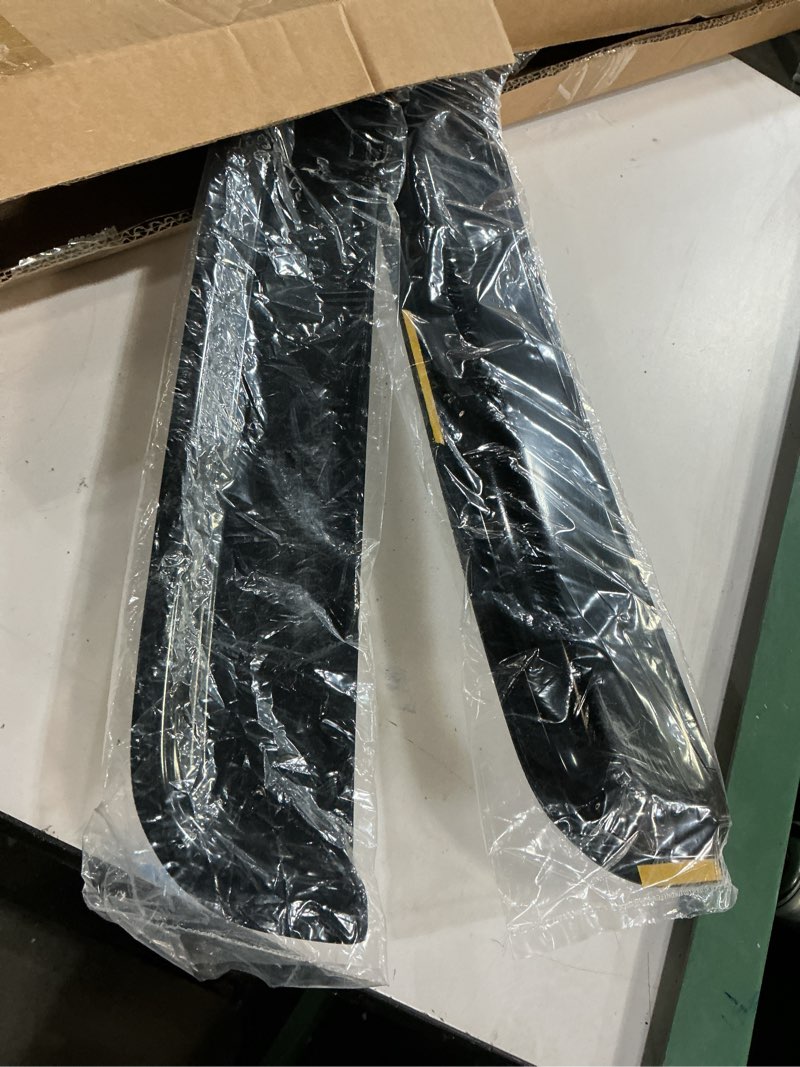 Condition photo showing New/Like New for side window rain wind deflector guard for ford e-series/econoline e150 e250 e350 e450 super duty standard cab 2007-2014, tool-free install - 2 pcs. - smoke
