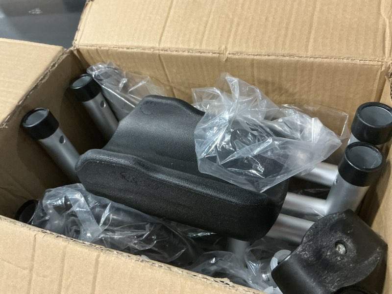 Condition photo showing As Is for Narrow Walker Folding Upright Walker - with Removable Armrests, 450LBS Heavy Duty, Width & Height Adjustable Narrow Walkers for Seniors, Disabled, Bariatric Large Standard