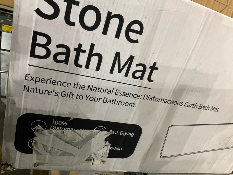 Stone bath mat