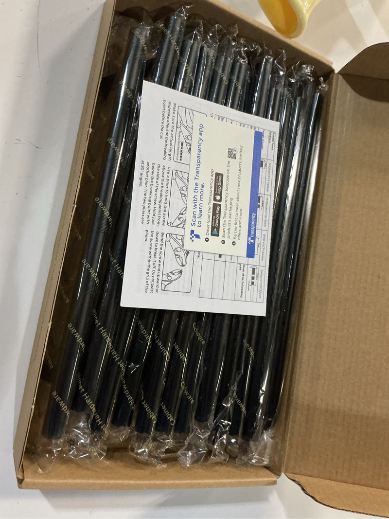 Condition photo showing Good Condition for Ravinte 10 Inch Cabinet Handles Matte Black Drawer Pulls Stainless Steel Kitchen Cabinet Hardware Cabinet Pulls 10" Length,7-1/2" Hole Center|12 Pack