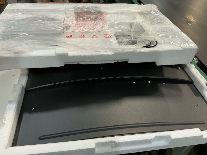 Condition photo showing Working Condition Verified for SANSUI 27 Inch Curved 160Hz Gaming Monitor, 1500R Curved Computer Gaming Monitor FHD 1080P, 4000:1, 110% sRGB, FPS/RTS, 1Ms MPRT|FreeSync|HDR|Low Blue Light|HDMI DP| VESA Support, HDMI Cable Incl. 27 Inch 27" 160Hz Gaming Curved 1500R