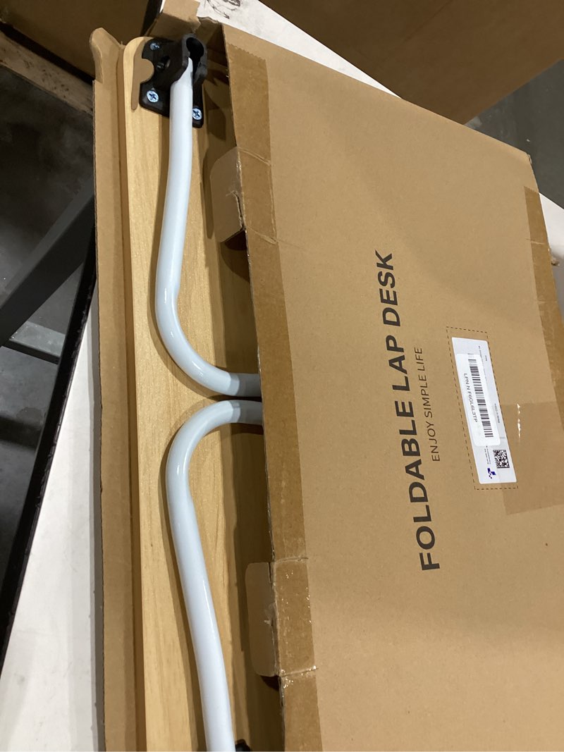 Condition photo showing Good Condition for zeaptac laptop bed desk, foldable lap desk, portable laptop stand, lightweight & mini table for breakfast/picnic/drawing/couch/floor - wood