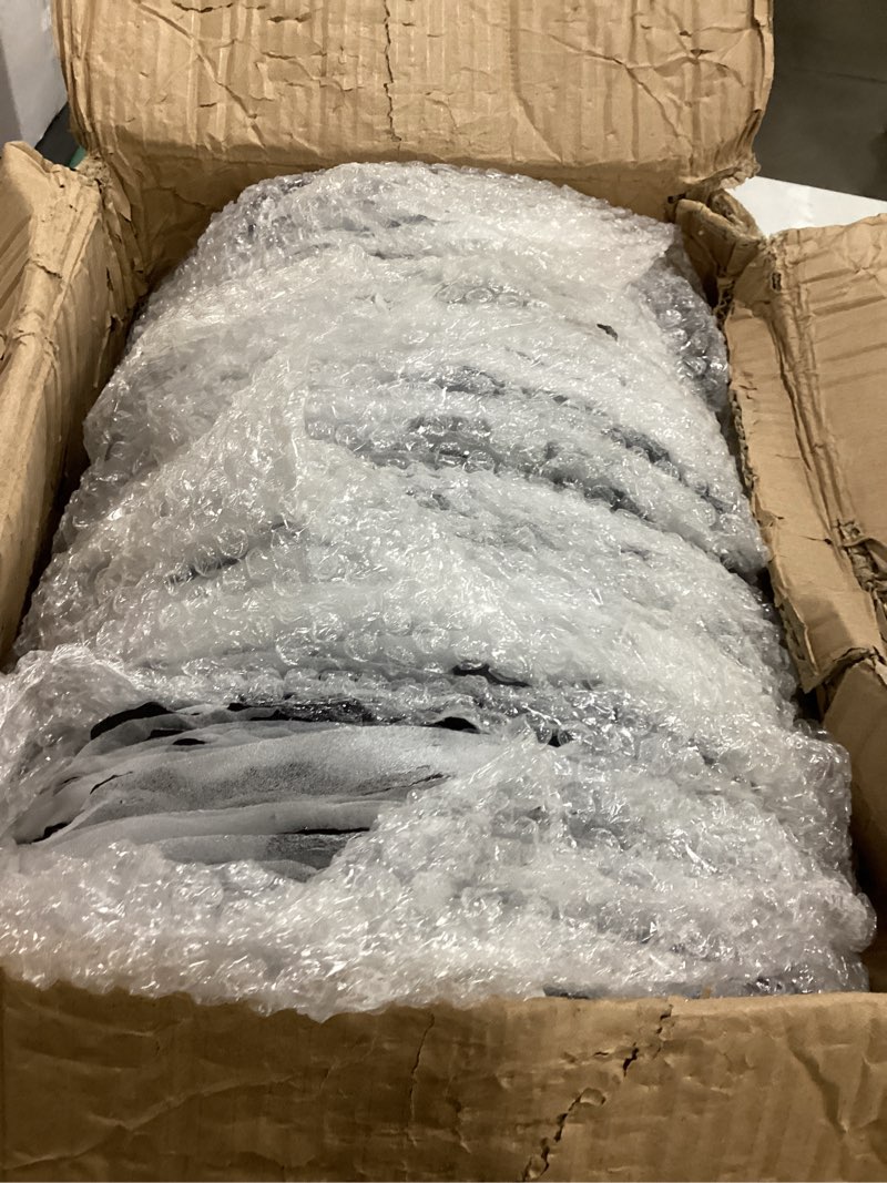 Condition photo showing Good Condition for tanlade 100 pcs reef charger plates bulk 13 inch plastic wedding chargers floral decorative plates with metallic ruffled rim for wedding party, holiday event supplies(black) classic style black 100