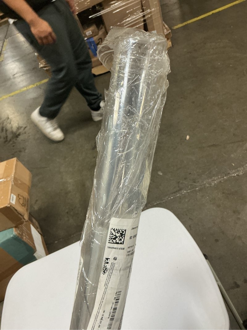 Condition photo showing As Is for Round Clear Table Protector, 42 Inch, 1.5mm Thick, Scratch Resistant, Modern Style, Perfect for Dining Room, Coffee Table Clear 1.5mm 42" Round