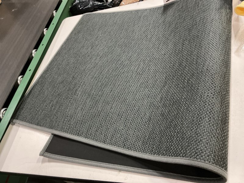 Condition photo showing Good Condition for LEKEEPGO Door Mat 24"x47", Non Slip Door Mat Indoor Entrance, Rubber Backing Indoor Door mats Washable Absorbent Low-Profile Doormat Front Entryway Entry Resist Dirt Inside Door Mats, Grey 1'11" x 3'11" (Rectangular) Grey