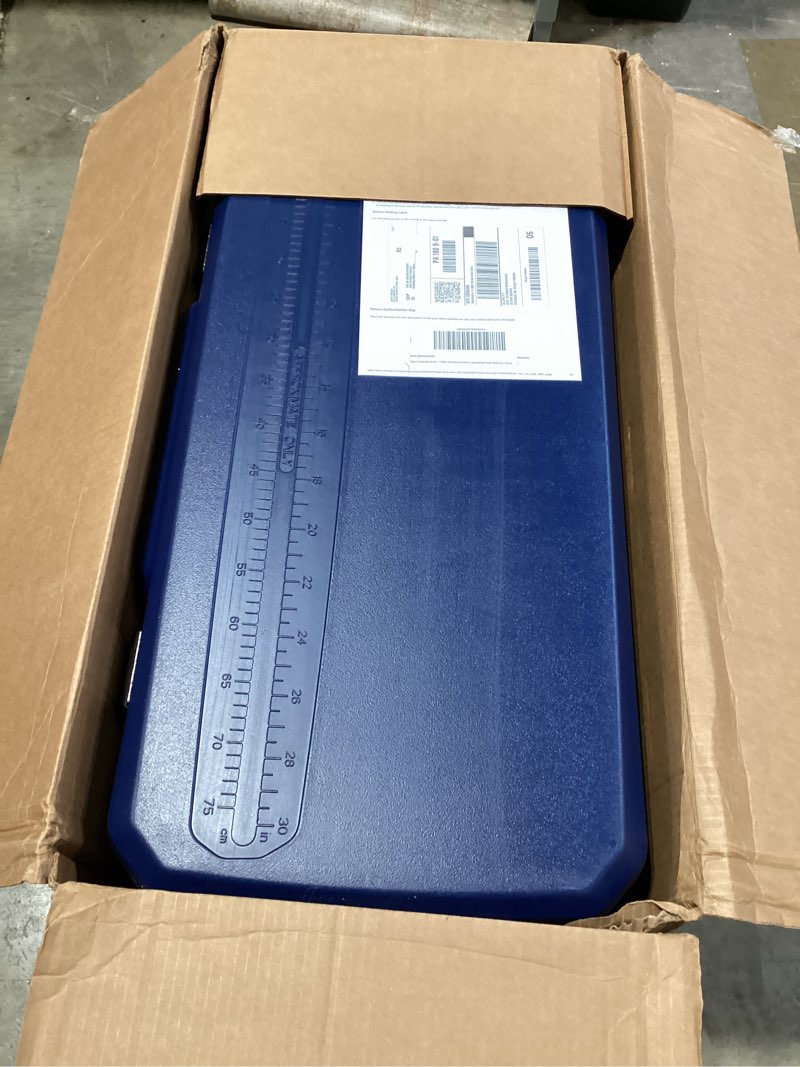 Condition photo showing As Is for igloo maxcold glide 110qt wheeled cooler | insulated hard shell ice chest carbonite 168-can