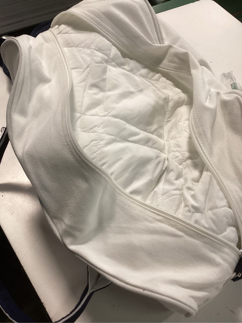 Condition photo showing Good Condition for aricove cooling weighted blanket, 10 lbs, full/twin size for adults, luxury heavy blanket in silky soft bamboo, 48x72 inches, machine washable, white