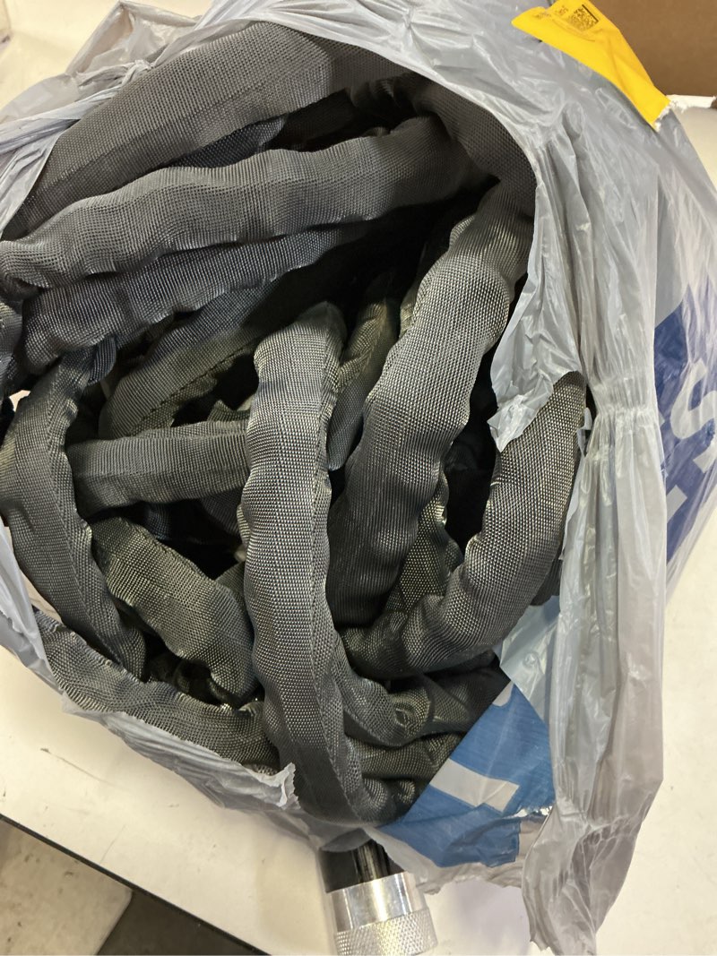 Condition photo showing As Is for zero-g teknor apex 5/8-in x 50-ft premium -duty kink free woven gray hose