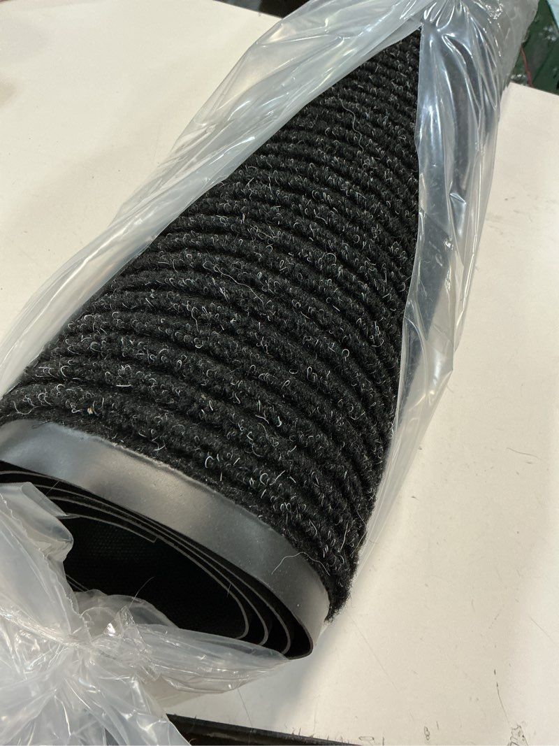 Condition photo showing Good Condition for jxgzyy Commercial Grade Door Floor Mat Outdoor Indoor Mat 3'x10' Step Entrance Doormat Front Door Mat Hallway Runner Rug Rubber Floor Mat Heavy Duty Carpet Runner Non Slip Doormat, Black