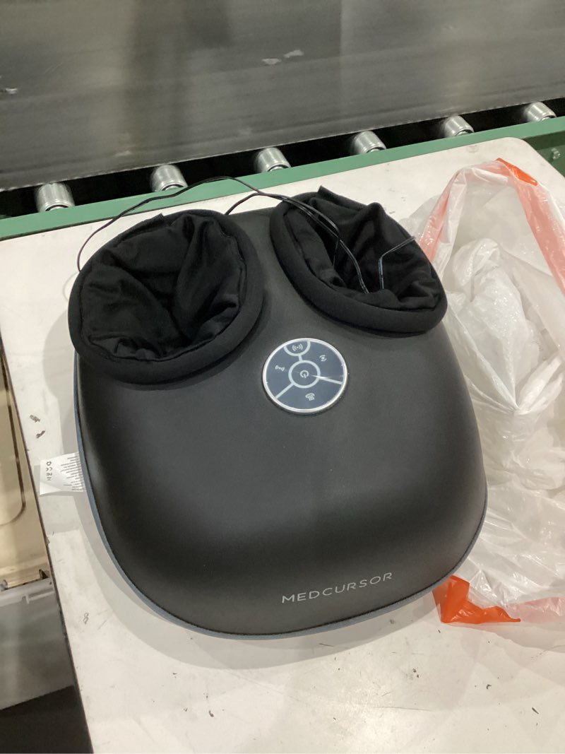 Condition photo showing As Is for medcursor foot massager with heat - 2026 upgraded shiatsu deep kneading machine, multi air compression intensity, smart app mobile remote control, feet massage for mom women
