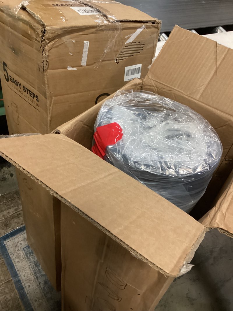 Condition photo showing As Is for (Incomplete,only 2 box’s)Novilla 141\" Modular Sectional Sofa, Modern Cloud Sectional Couch with Smarts Coil™ Support, U-Shape Boneless Couch for Living Room Apartments Bedroom, No Assembly Required (4 Seater + 4 Ottoman)