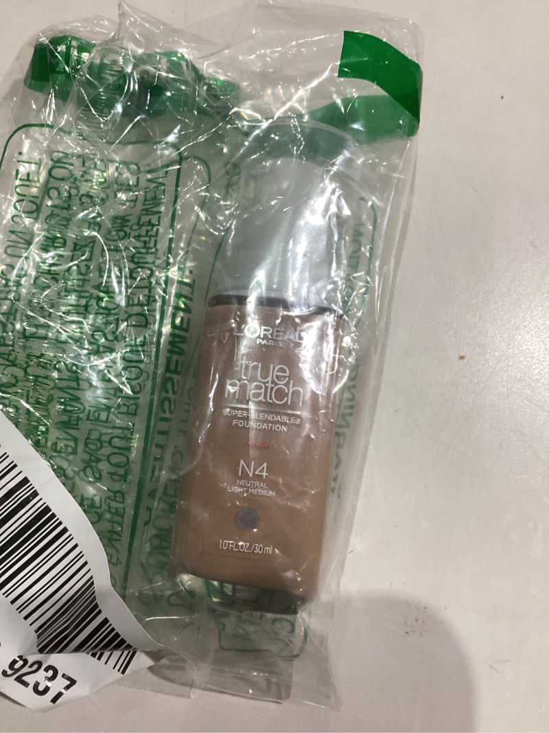 Condition photo showing Good Condition for L'Oreal Paris True Match Super-Blendable Foundation, Medium Coverage Liquid Foundation Makeup, N4, Light Medium, 1 Fl Oz 1 Fl Oz (Pack of 1) N4, Light Medium
