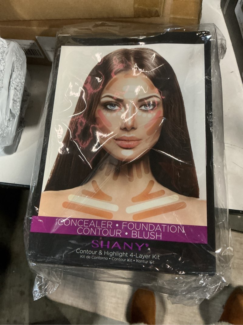 Condition photo showing New/Like New for SHANY 4-Layer Contour and Highlight Makeup Kit - Set of Concealer Palette, Color Corrector, Makeup Foundation Palette, Contour Highlight, and Blush Palettes Sets FACEKIT