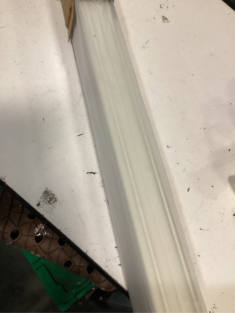 Condition photo showing New/Like New for aosky light filtering roller shades cordless blinds for windows, 1% openness free-stop shades with valance, thermal insulated fabric, uv protection, natural woven blinds?24" w x 72" h, ivory? ivory 24"w x 72"h