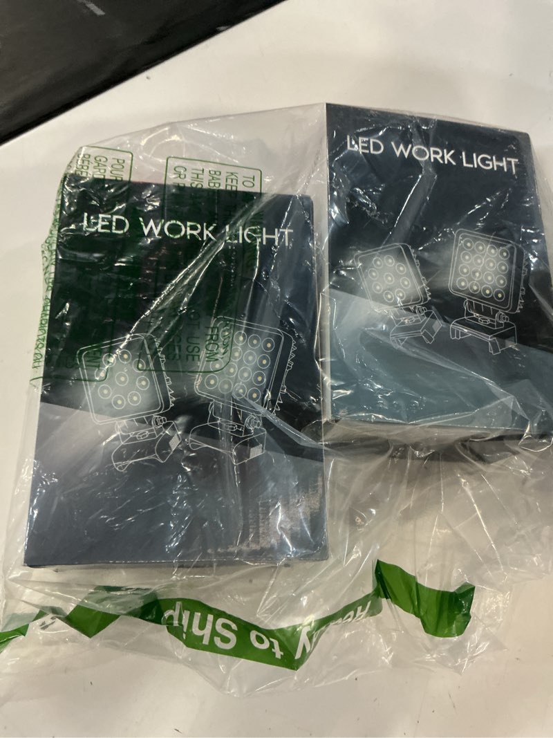 Condition photo showing New/Like New for mtiolhig 2pcs cordless led work light compatible with milwaukee 18v battery,112w 11200 lumens battery powered led flood light only, with usb & type-c charging for emergency, workshop(tool only) 2pcs 112w light compatible with milwaukee 18v