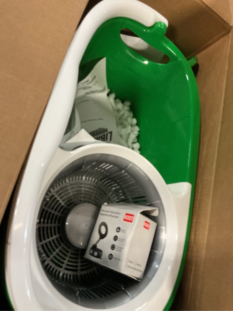Condition photo showing Good Condition for libman tornado spin mop system | mop and bucket with wringer set | mops for floor cleaning | 1 mop head included