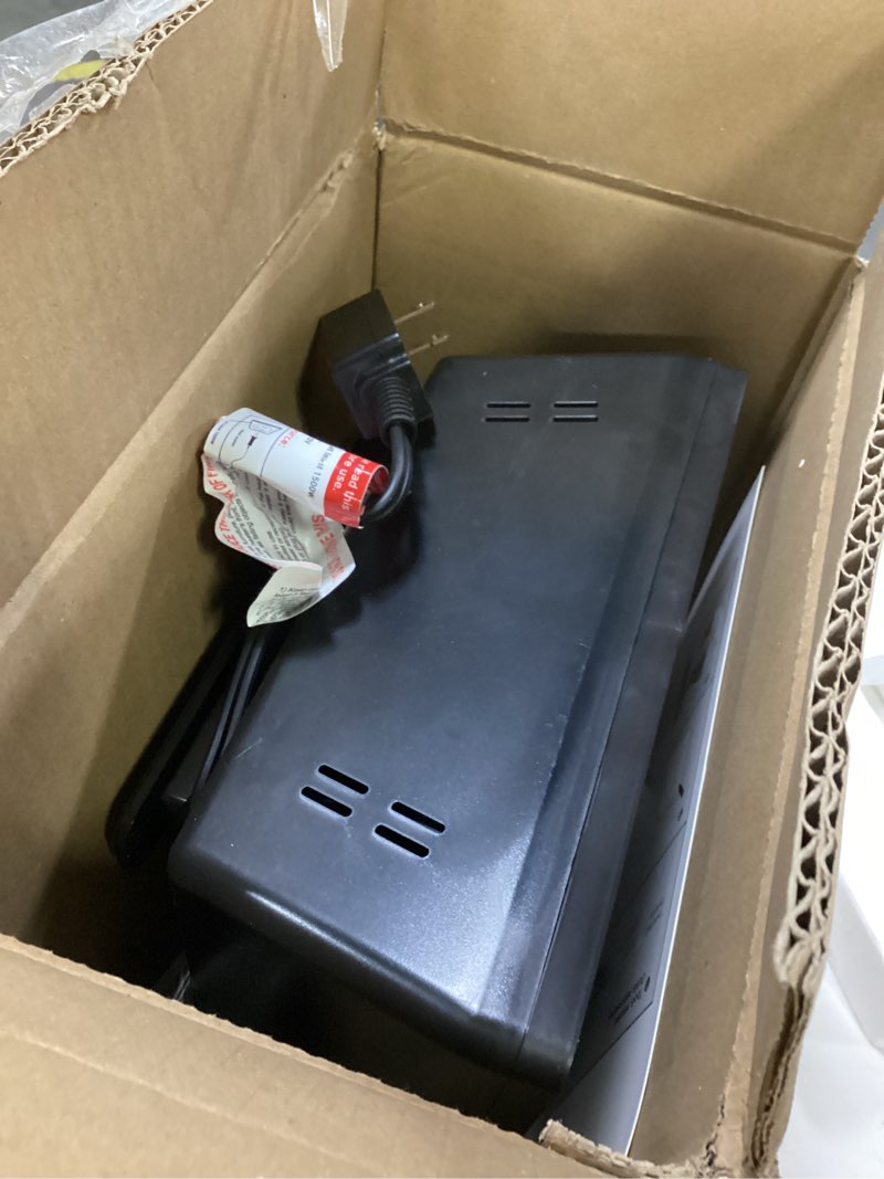 Condition photo showing As Is for GiveBest Wall Heater for Bathroom, 1500W Fast Heating Electric Space Heater with ALCI Plug, Adjustable Thermostat, 3 Heating Modes, 24H Timer, Easy Mounted Heater for Indoor Use, Home, Office, White