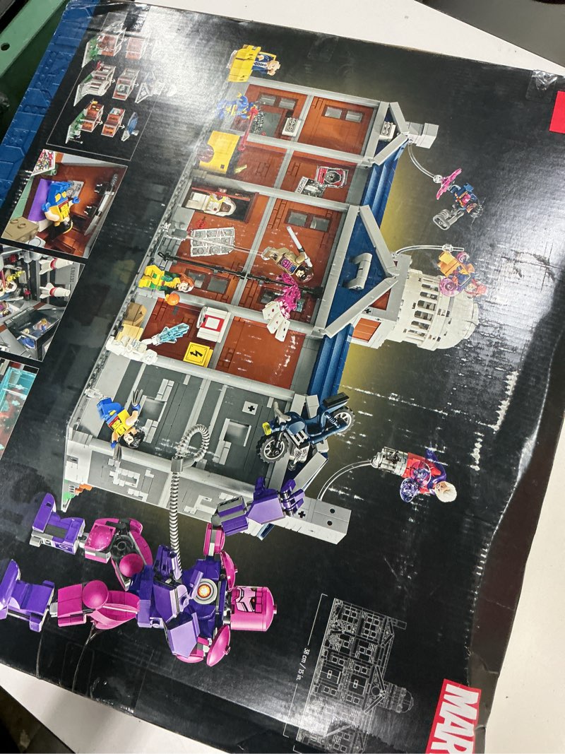 Condition photo showing Good Condition for lego marvel x-men the x-mansion building set - marvel collectibles diy craft kit for adults, ages 18+ - buildable xavier institute with 10 minifigures - gift idea for superhero fans - 76294
