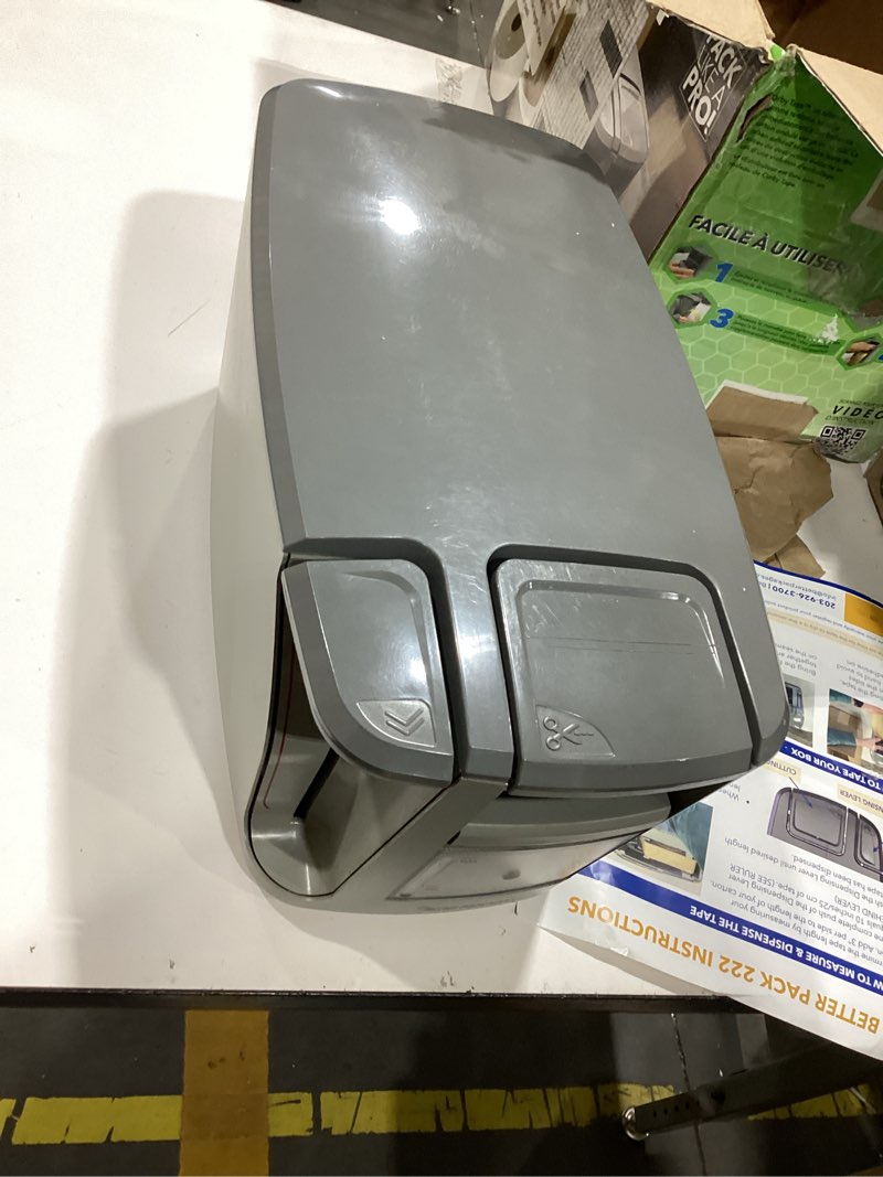 Condition photo showing As Is for ipg curby mini taper, water activated tape dispenser, cbmt grey