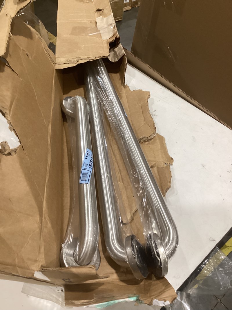 Condition photo showing As Is for prestige commercial grab bar bundle for commercial and residential restrooms- 1.5" diameter - 18", 36", 42" - ada compliance - pack of 3