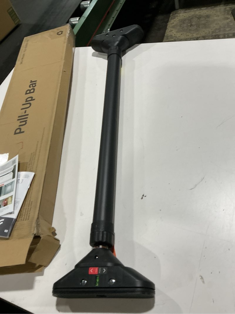 Condition photo showing Good Condition for Sportneer Pull Up Bar: Strength Training Chin up Bar No Screws - Adjustable 29.5''-37''(75-94cm) Width Locking Mechanism Pull up Bar for Doorway - Max Load 440lbs for Home Gym Upper Body Workout, Non-slip