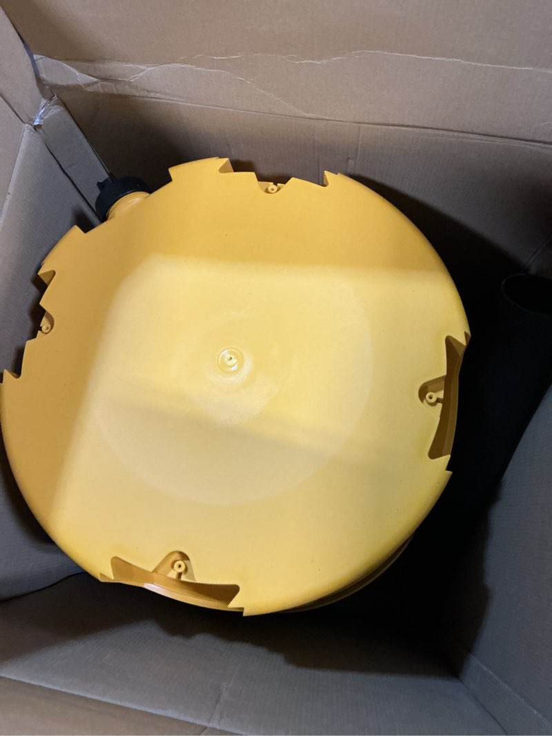 Condition photo showing As Is for dewalt 9 gallon stealthsonic ultra quiet poly shop vacuum wet/dry, dxv09p-qta noise reduction vac for shop, heavy duty shop vacuum