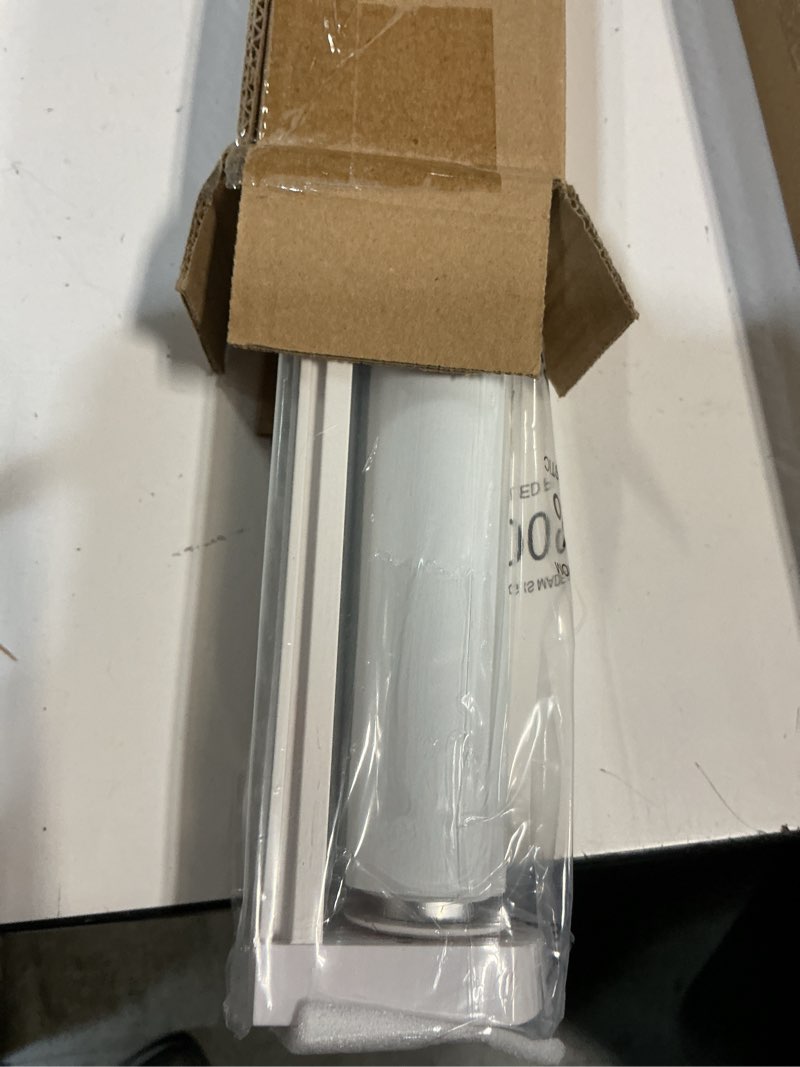 Condition photo showing New/Like New for LazBlinds No Tools No Drill Cordless Roller Shades, 100% Blackout Roller Blinds for Windows, Thermal Insulated UV Protection Waterproof Roll Up Window Blinds and Shades, 32'' W x 72'' H, White White 32'' W x 72'' H