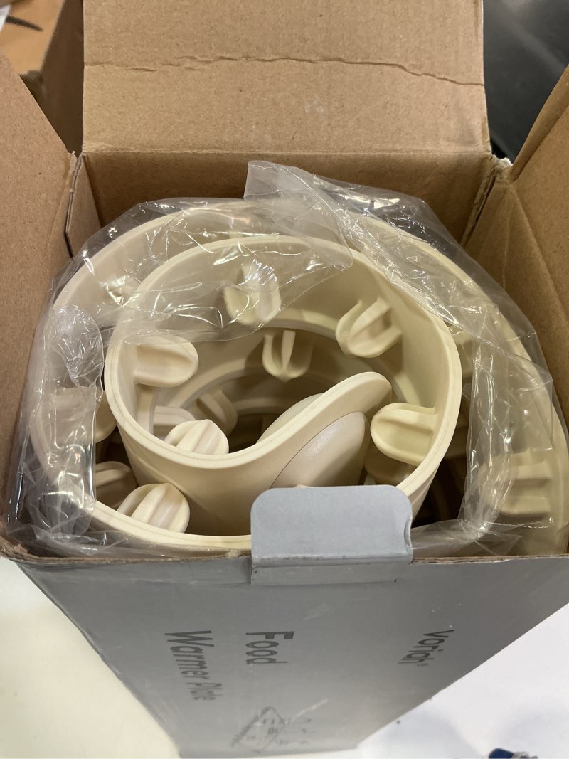 Condition photo showing New/Like New for Warming Mat for Food, Voriah Electric Warming Tray with 3 Temp Settings & Auto Shut-Off, Food Warmer with Thick Silicone Surface to Keep Food Warm at Buffet, Parties, and Family Use?Apricot?