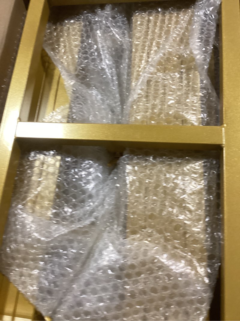 Condition photo showing Good Condition for Fomcet 8FT x 8FT Backdrop Stand Heavy Duty with Base, Gold Portable Adjustable Pipe and Drape Backdrop Stand Kit, Square Metal Arch Party Frame for Wedding Birthday Parties Banquet Decorations 8 x 8 FT(HxW) Gold