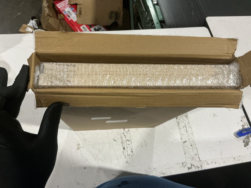 Condition photo showing New/Like New for cinnvoice 2 pcs 13.25'' w x 22.5'' h unfinished pine kitchen cabinet door | include 4 pcs cabinet hinges, wood shaker door front replacement for kitchen, bathroom, vanity 13.25'' w x 22.5'' h 2