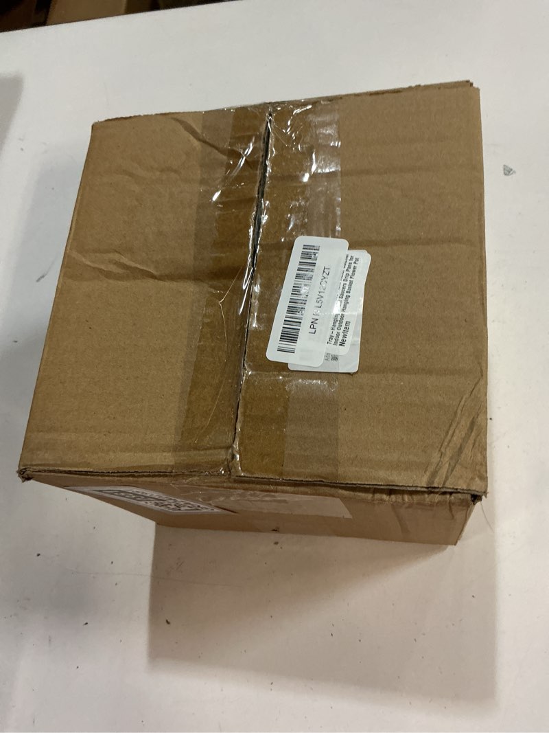 Condition photo showing Good Condition for Adnee 15 Pcs 6 Inch Hanging Plant Water Catcher-Clear Plastics Plant Water Catcher Tray-Hanging Plant Saucers Drip Pans for Indoor Outdoor Hanging Basket Flower Pot 6 Inch-15 Pcs