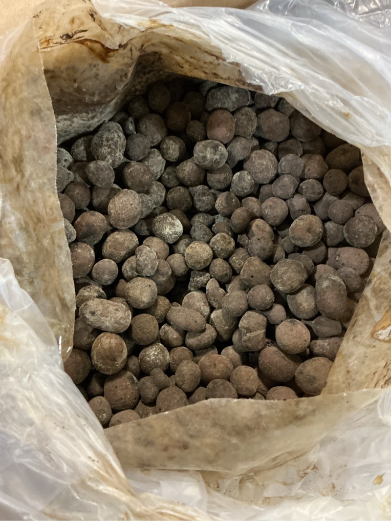 Condition photo showing As Is for halatool 10lb leca clay pebbles for plants 4mm-16mm clay balls hydroton leca balls for indoor plants hydroponic growing gardening orchids drainage decoration aquaponics