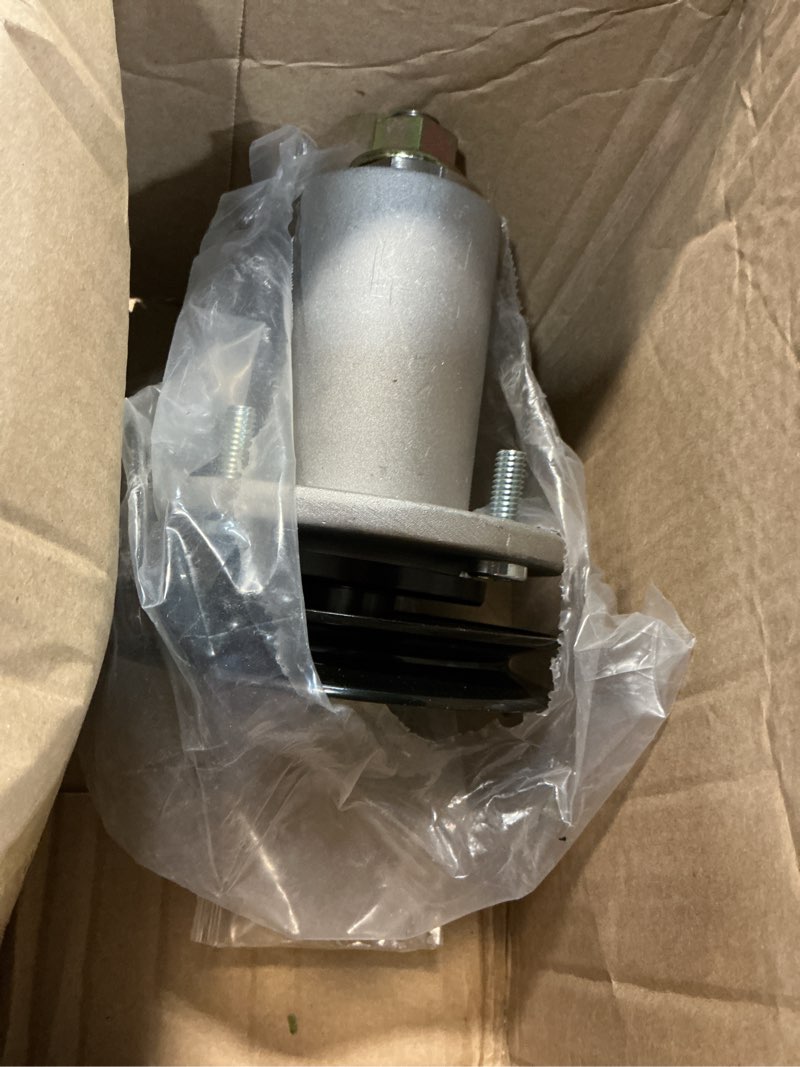 Condition photo showing Good Condition for 30138800 07351602 lawn mower deck spindle assembly & pulley kit | for ariens ikon onyx select & gravely ztx/zt xl 52" 918xxx mower, alloy steel, rust & wear resistant, direct replacement