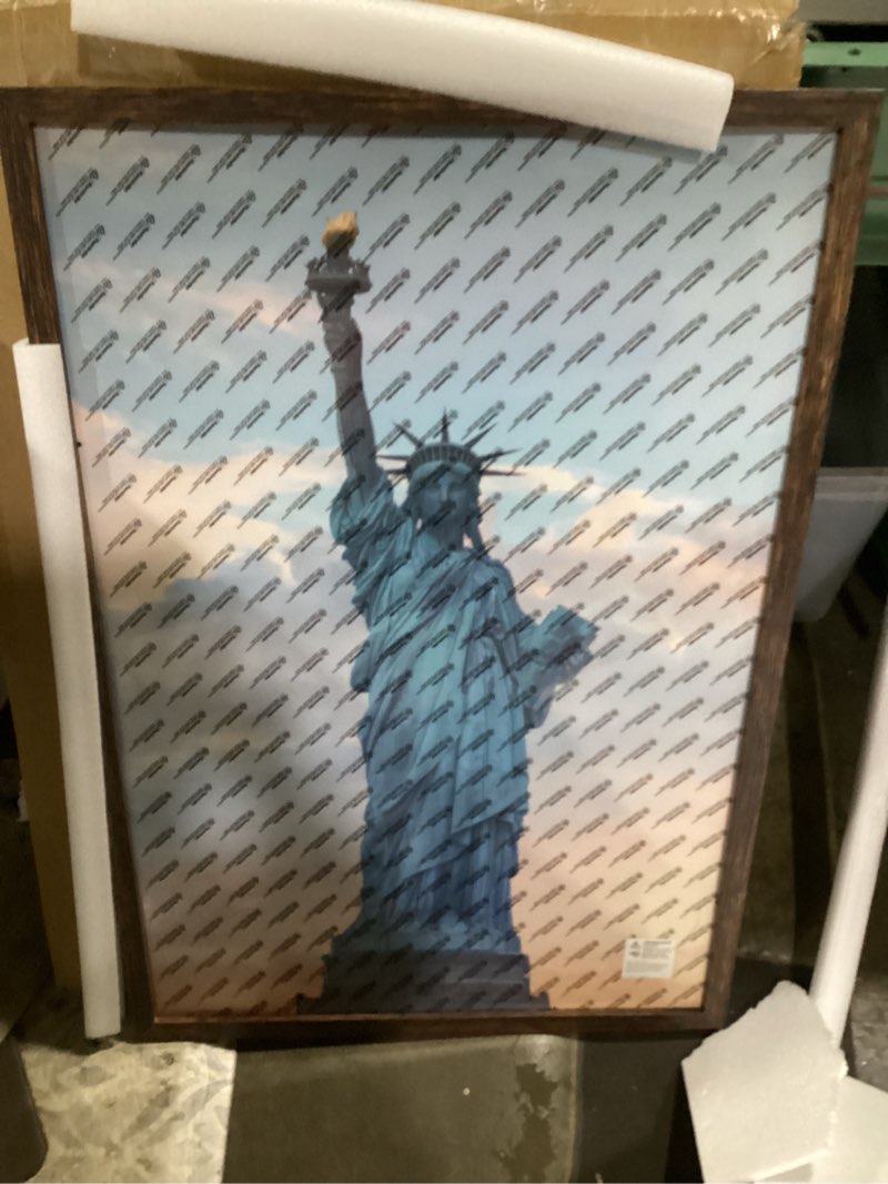 Condition photo showing New/Like New for seseat 24x36 picture frame brown, poster frames wall decor hanging, 1 pack brown 24x36