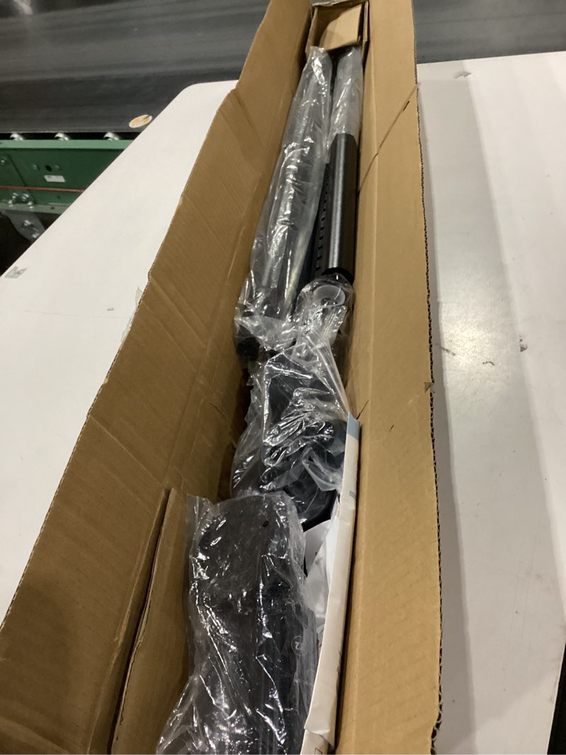 Condition photo showing Good Condition for Tension Curtain Rod 51-145In(4.25-12.08Ft), Extra Long Curtain Rod No Drilling for Window or Bathroom Patio, Adjustable Spring Shower Curtain Rod, Easy to Install Never Rust Rod Diameter 1.26In-Black Black 51''-145''
