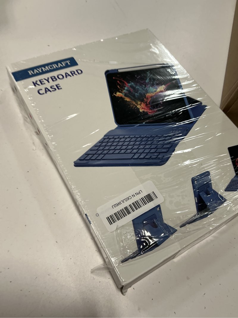 Condition photo showing New/Like New for for ipad 11th(a16, 2025)/10th generation case with keyboard, 360° rotatable case & detachable backlit keyboard, precision cutouts and pen holder for ipad a16 11''/10th 10.9'', navy blue for ipad a16 (11th gen) & ipad 10th gen navy blue