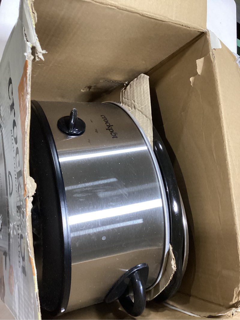 Condition photo showing Good Condition for Crock-Pot 7qt Manual Slow Cooker - Stainless Steel