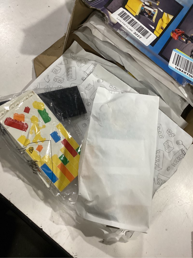 Condition photo showing As Is for lego city yellow delivery truck toy - semi truck building toy for boys & girls, ages 8+ years - gift for birthdays - pretend play w/ 3 minifigures - 60440