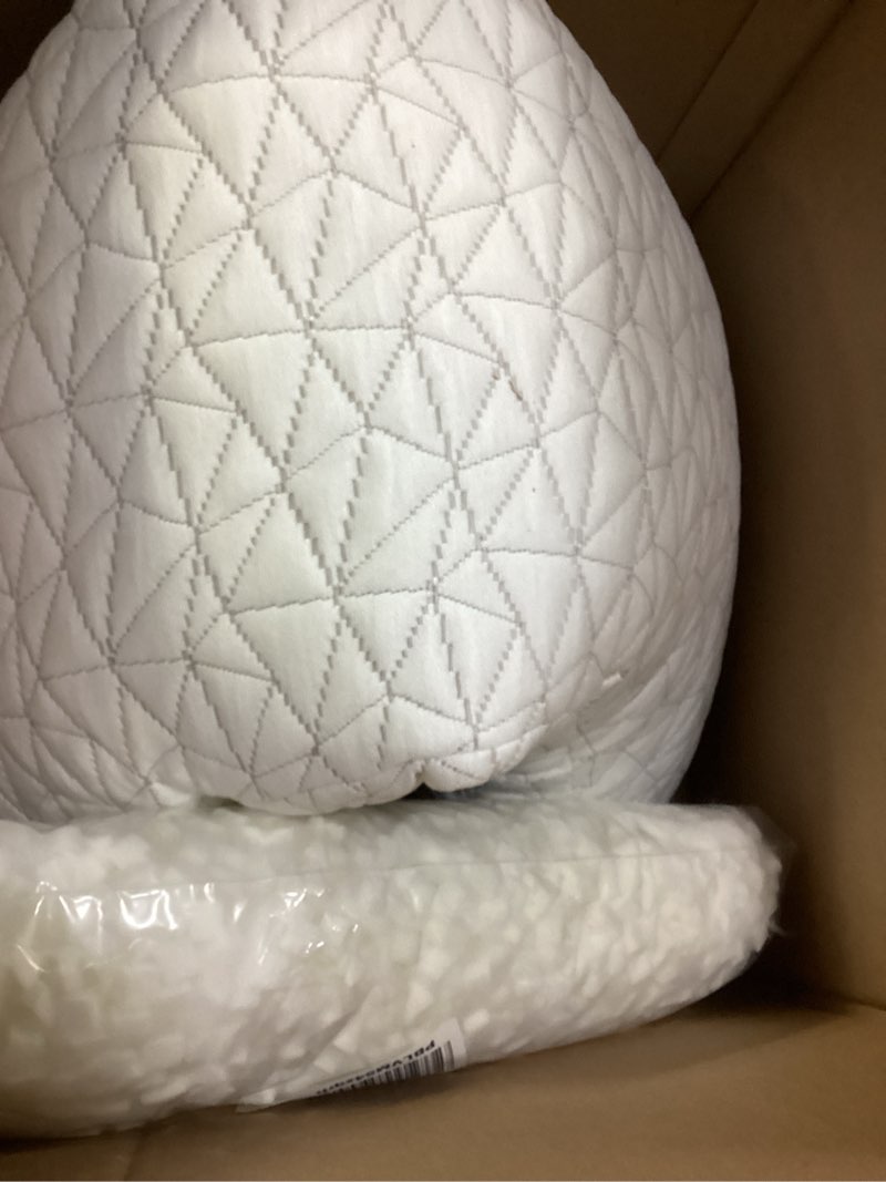 Condition photo showing Good Condition for Coop Home Goods Original Crescent Adjustable Pillow, King Bed Pillows for Shoulder, Neck & Head Support, Crescent Foam Pillows - Medium Firm for Back & Side Sleeper, CertiPUR-US/GREENGUARD Gold Crescent White King
