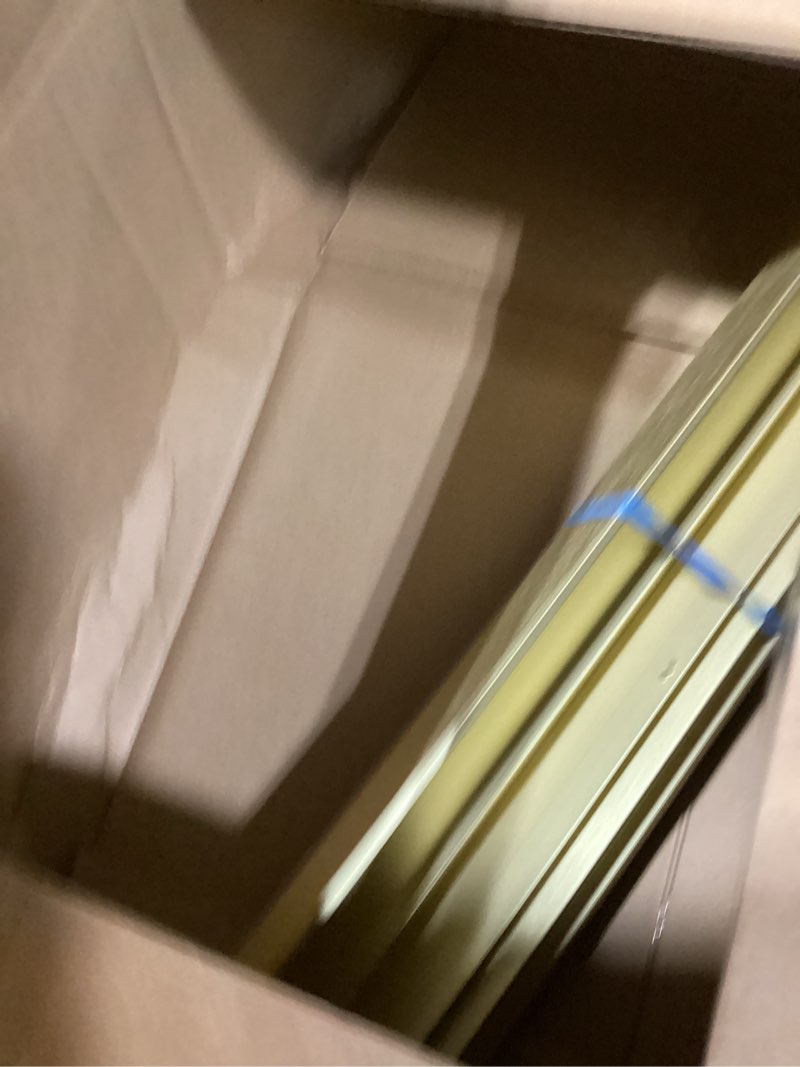 Condition photo showing New/Like New for floating frame for 16x24 canvas paintings, diy metal modern canvas floater frame with 1.5" deep for oil paintings portrait landscape living room bedroom home office wall art decor (gold) 16x24" gold