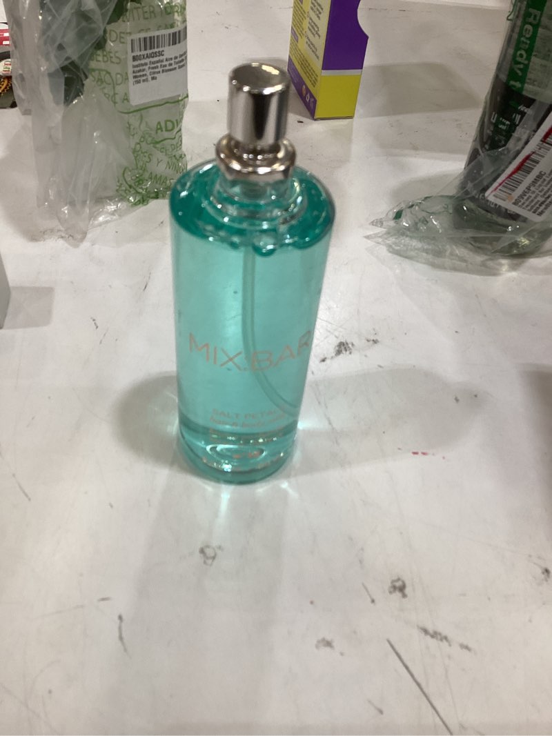 Condition photo showing As Is for mix:bar salt petals body spray & hair mist for women, paraben-free, vegan & cruelty-free, 5oz